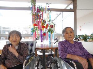 特養 七夕 100歳のお祝い 特別養護老人ホーム ふじトピア